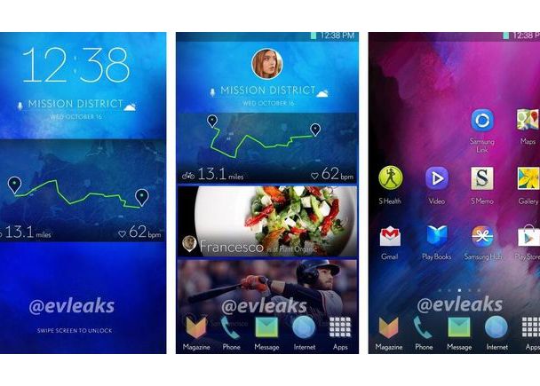 三星全新手机UI界面曝光 或用于S5手机